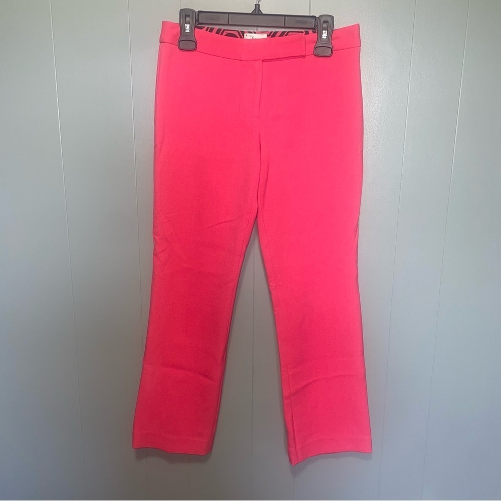 Milly Watermelon Pink Flat Front Dress Pants Size 2